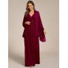 imageEverPretty Womens Chiffon Sheer Wrap Shawl for Evening Dresses Wedding Party 02333Burgundy