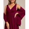 imageEverPretty Womens Chiffon Sheer Wrap Shawl for Evening Dresses Wedding Party 02333Burgundy