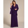 imageEverPretty Womens Chiffon Sheer Wrap Shawl for Evening Dresses Wedding Party 02333Dark Purple