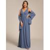 imageEverPretty Womens Chiffon Sheer Wrap Shawl for Evening Dresses Wedding Party 02333Dusty Blue