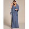 imageEverPretty Womens Chiffon Sheer Wrap Shawl for Evening Dresses Wedding Party 02333Dusty Blue