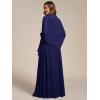 imageEverPretty Womens Chiffon Sheer Wrap Shawl for Evening Dresses Wedding Party 02333Navy Blue