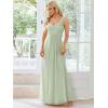 imageEverPretty Womens Sexy Chiffon One Shoulder Sweetheart Floor Length Pleated Wedding Geust Summer Formal Dresses 09768Mint Green