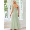 imageEverPretty Womens Sexy Chiffon One Shoulder Sweetheart Floor Length Pleated Wedding Geust Summer Formal Dresses 09768Mint Green
