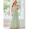 imageEverPretty Womens Sexy Chiffon One Shoulder Sweetheart Floor Length Pleated Wedding Geust Summer Formal Dresses 09768Mint Green