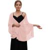 imageEverPretty Womens Chiffon Sheer Wrap Shawl for Evening Dresses Wedding Party 02333Pink
