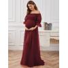 imageEverPretty Womens OffShoulder Aline Tulle Maternity Dress for Baby Shower 20862EY