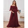 imageEverPretty Womens OffShoulder Aline Tulle Maternity Dress for Baby Shower 20862EY