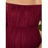 imageEverPretty Womens OffShoulder Aline Tulle Maternity Dress for Baby Shower 20862EY