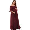imageEverPretty Womens OffShoulder Aline Tulle Maternity Dress for Baby Shower 20862EY