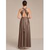 imageEverPretty Womens Summer Glitter Infinity Dress ALine Convertible Wedding Guest Dress 02410Metallic Brown