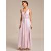 imageEverPretty Womens Summer Glitter Infinity Dress ALine Convertible Wedding Guest Dress 02410Metallic Pink