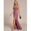 image:imageEverPretty Womens Glitter Bodycon Prom Dress Evening Gown Stretchy Sleeveless Sexy High Split Formal Wedding Guest DressesOrchid