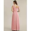 image:imageEverPretty Womens One Shoulder Sleeveless Summer Bridesmaid Dress Chiffon ALine Spring Formal Wedding Guest Dresses 02663Dusty Rose