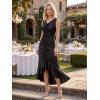 image:imageEverPretty Womens Summer Convertible Sleeveless Casual Dress Stretchy Maxi Formal Wedding Guest Party Cocktail DressesBlack