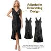 image:imageEverPretty Womens Summer Convertible Sleeveless Casual Dress Stretchy Maxi Formal Wedding Guest Party Cocktail DressesBlack