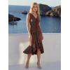 image:imageEverPretty Womens Summer Convertible Sleeveless Casual Dress Stretchy Maxi Formal Wedding Guest Party Cocktail DressesBrown
