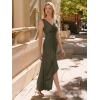image:imageEverPretty Womens Summer Convertible Sleeveless Casual Dress Stretchy Maxi Formal Wedding Guest Party Cocktail DressesOlive Green