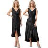 image:imageEverPretty Womens Summer Convertible Sleeveless Casual Dress Stretchy Maxi Formal Wedding Guest Party Cocktail DressesBlack