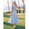 image:imageEverPretty Womens Sexy Halter Neck Pleated Sleeveless HiLo Chiffon Summer Wedding Guest Dress Cocktail Dresses 31926Ice Blue