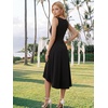 image:imageEverPretty Womens Sleeveless Cocktail Formal Dress Summer Party Dresses Round Neck Midi Dress Dresses 50009Black