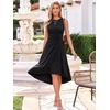 image:imageEverPretty Womens Sleeveless Cocktail Formal Dress Summer Party Dresses Round Neck Midi Dress Dresses 50009Black
