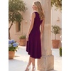 image:imageEverPretty Womens Sleeveless Cocktail Formal Dress Summer Party Dresses Round Neck Midi Dress Dresses 50009Dark Purple