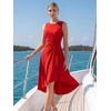 image:imageEverPretty Womens Sleeveless Cocktail Formal Dress Summer Party Dresses Round Neck Midi Dress Dresses 50009Red