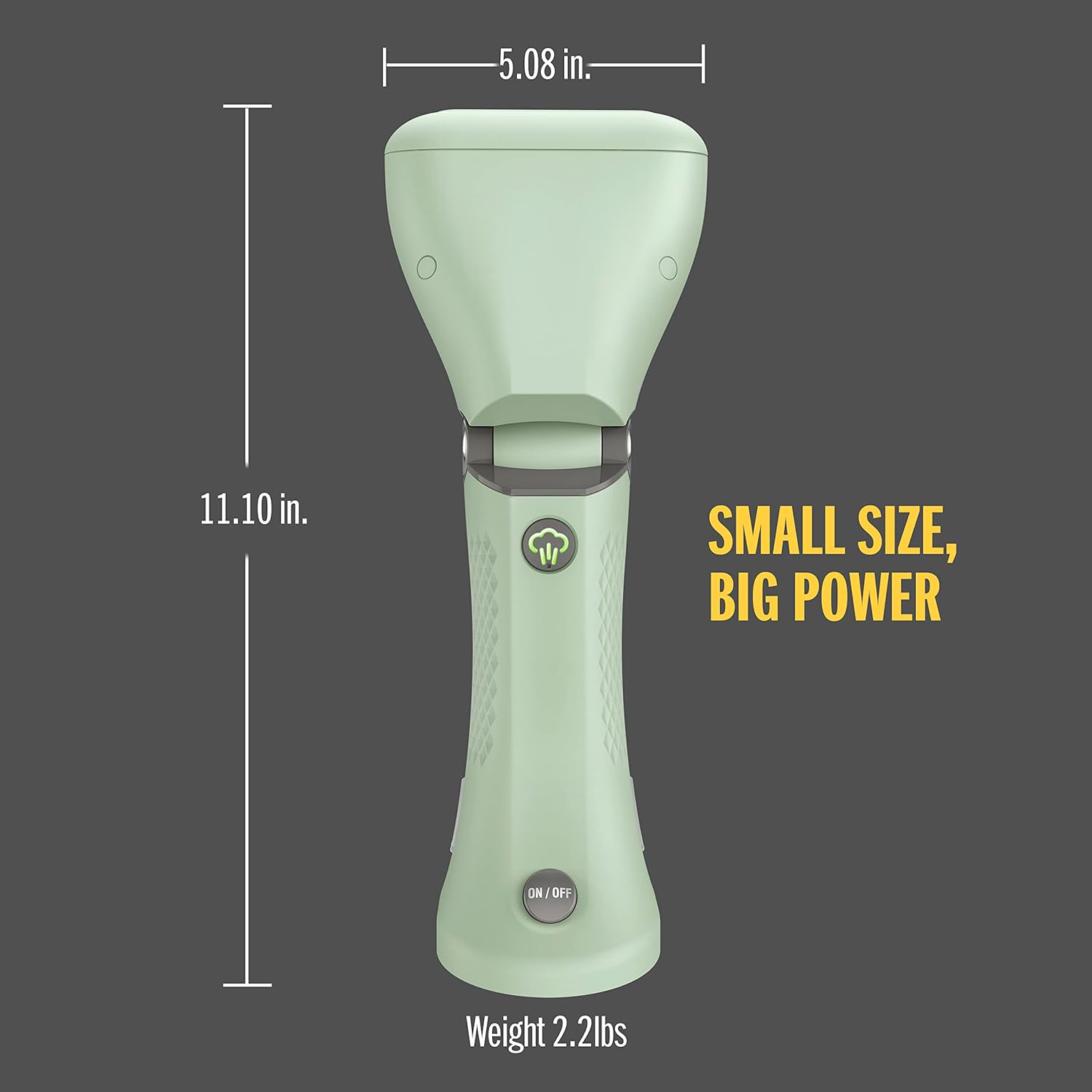 Conair Power Steam Handheld Travel Garment Steamer for Clothes with Dual Voltage for Worldwide Use, ExtremeSteam 1200W, For Home, Office and Travel,Green