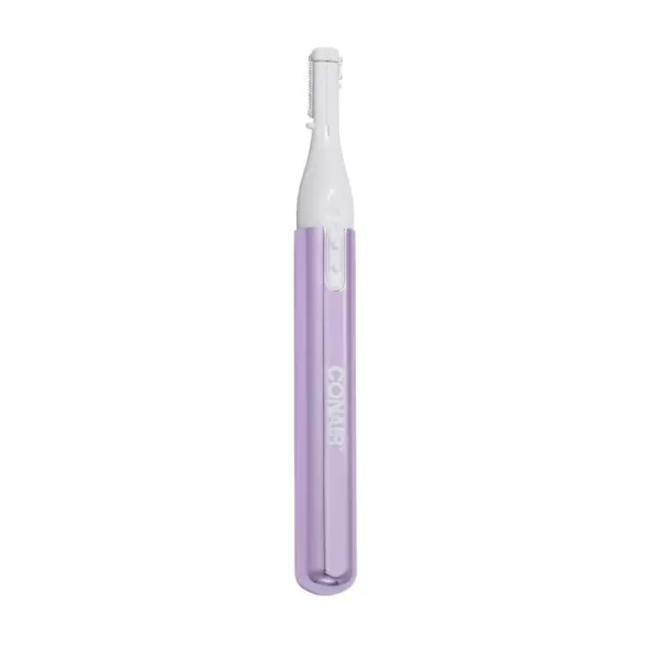 Conair Body and Facial Hair Removal for Women, Cordless Electric Dual Foil Shaver &amp; Trimmer, Perfect for Face, Ear/Nose, Eyebrows, Legs, and Bikini Lines