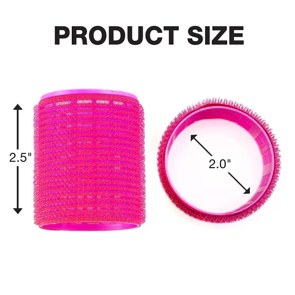 Conair Foam Self Grip Hair Rollers, Hair Curlers with Self Grip, Foam Rollers in Neon Colors, Assorted Sizes, 48 Count 