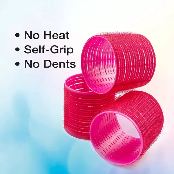 Conair Foam Self Grip Hair Rollers, Hair Curlers with Self Grip, Foam Rollers in Neon Colors, Assorted Sizes, 48 Count 