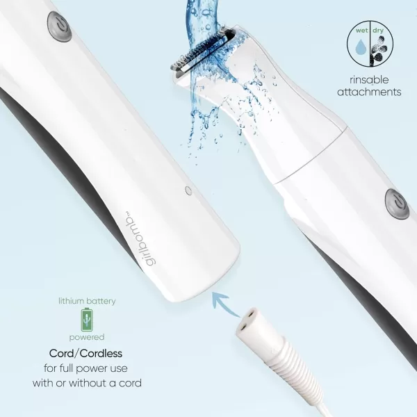 Conair GIRLBOMB Bikini Trimmer and Shaver Set for Women, Wet/Dry, Lithium Ion Rechargeable, White