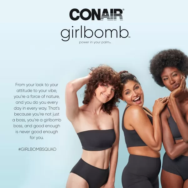 Conair GIRLBOMB Bikini Trimmer and Shaver Set for Women, Wet/Dry, Lithium Ion Rechargeable, White