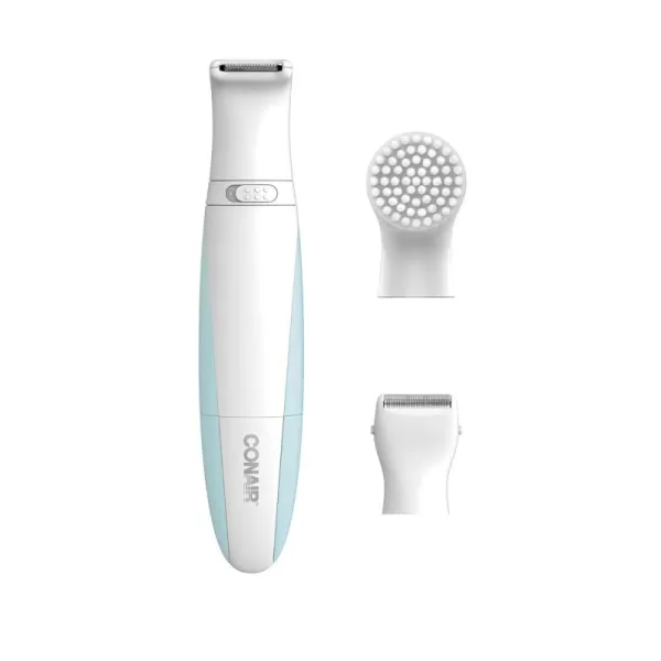 Conair GIRLBOMB Bikini Trimmer and Shaver Set for Women, Wet/Dry, Lithium Ion Rechargeable, White