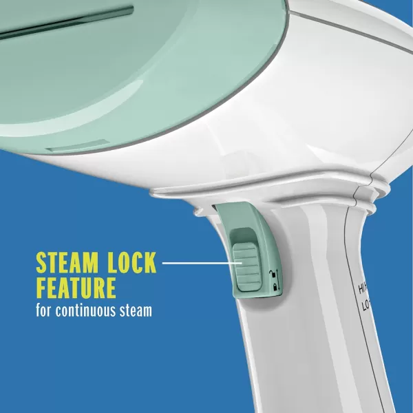 Conair Handheld Garment Steamer for Clothes, ExtremeSteam 1200W, Portable Handheld Design,White/Blue