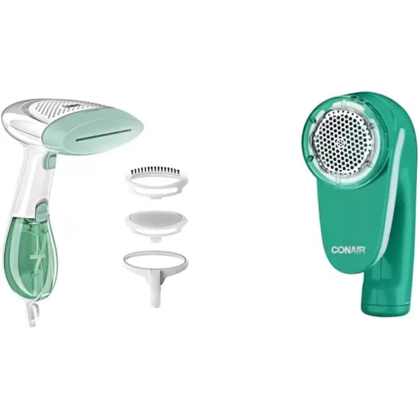 Conair Handheld Garment Steamer for Clothes, ExtremeSteam 1200W, Portable Handheld Design,White/Blue