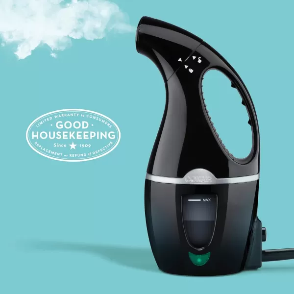 Conair Handheld Travel Garment Steamer for Clothes, CompleteSteam 1100W, For Home, Office and Travel,White / Blue