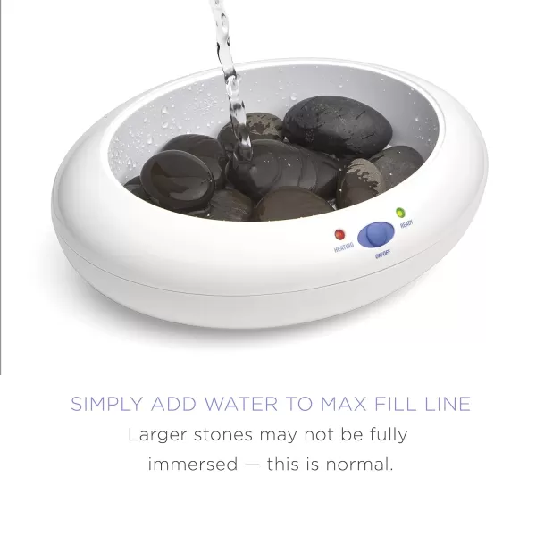 Conair Hot Stone Massage Kit, Portable Heated Rock Therapy System with 10 Massaging Stones to help Relax Muscles, Improve Circulation, and Rejuvenate Your Body