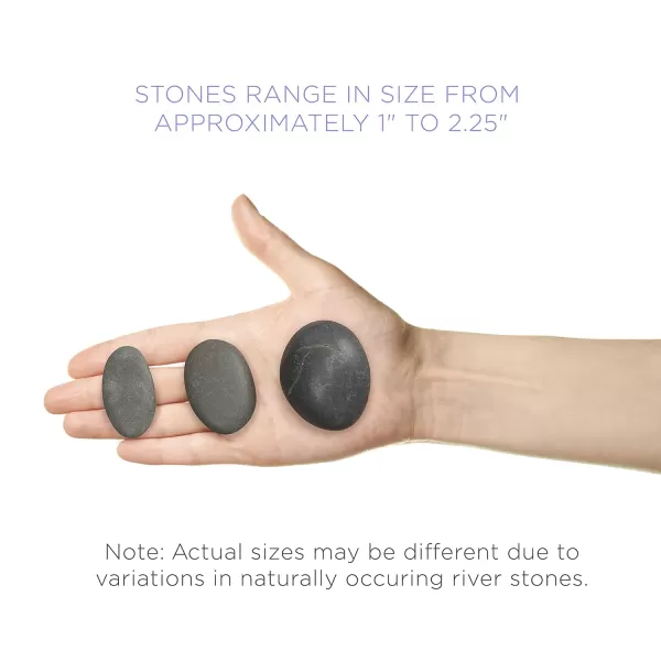 Conair Hot Stone Massage Kit, Portable Heated Rock Therapy System with 10 Massaging Stones to help Relax Muscles, Improve Circulation, and Rejuvenate Your Body
