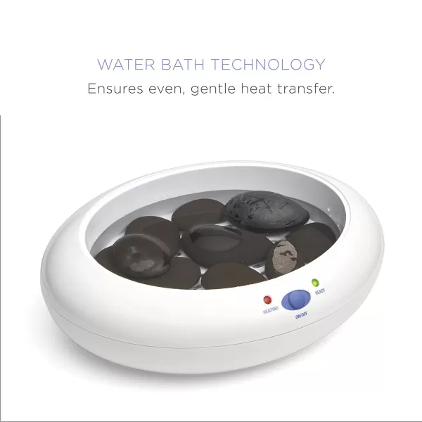 Conair Hot Stone Massage Kit, Portable Heated Rock Therapy System with 10 Massaging Stones to help Relax Muscles, Improve Circulation, and Rejuvenate Your Body