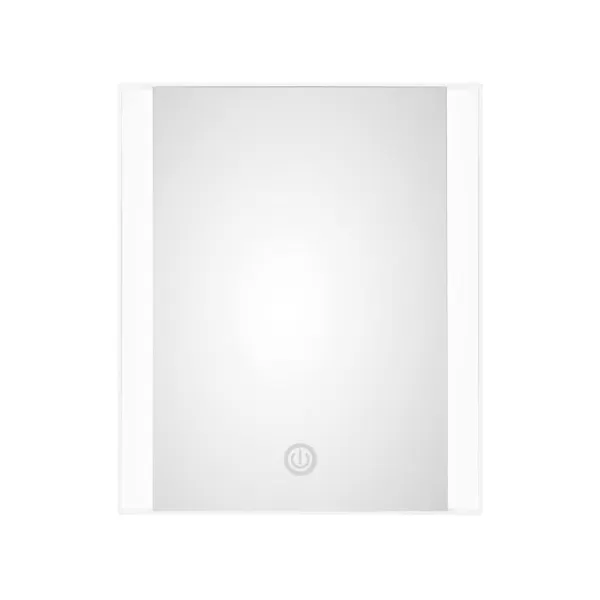 Conair Lighted Makeup Mirror with 5X Spot Magnification, LED Vanity Mirror, 1X/5X Magnifying Mirror, Foldable Mirror with Case, Rechargeable in White