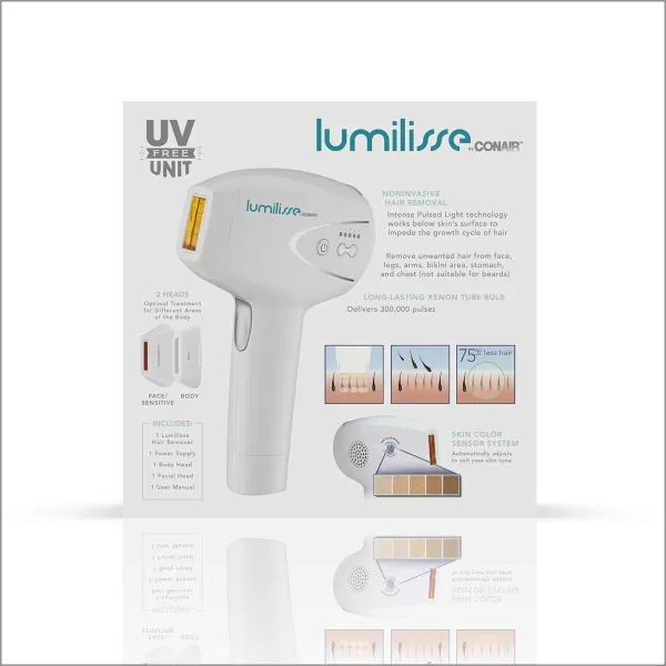 Conair Lumilisse IPL Hair Removal, Whole Body Hair Removal Device for Women