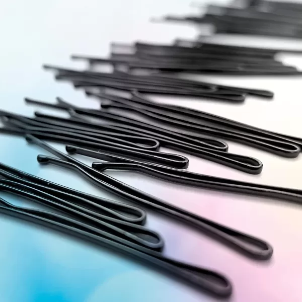 Conair Pin &amp; Match Bobby Hair Pins, Black Bobby Pins packed inside a Storage Container, 75ct Black)