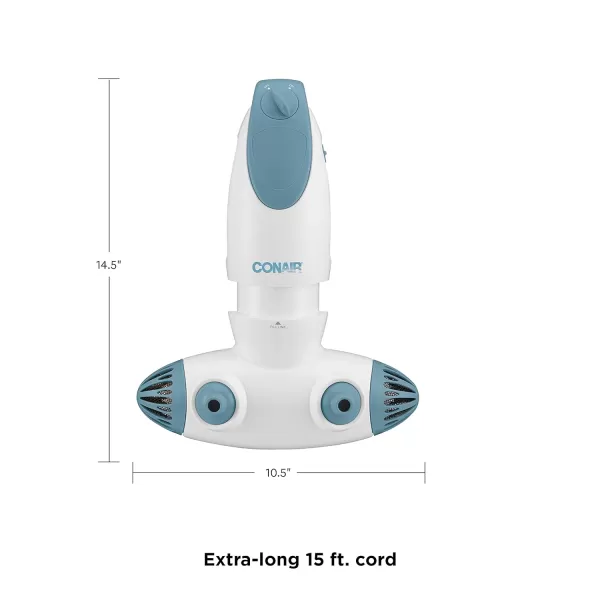 Conair Portable Bath Spa with Dual Hydro Jets for Tub, Bath Spa Jet for Tub Creates Soothing Bubbles and/or Massage, Spa Bath for at Home Use