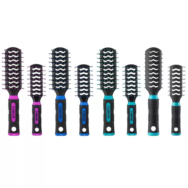 Conair Salon Results Professional Large Hot Curling Round Hair Brush with Nylon Bristles and Rubber-Grip Handle for Blow-Dry Styling , 1 Count