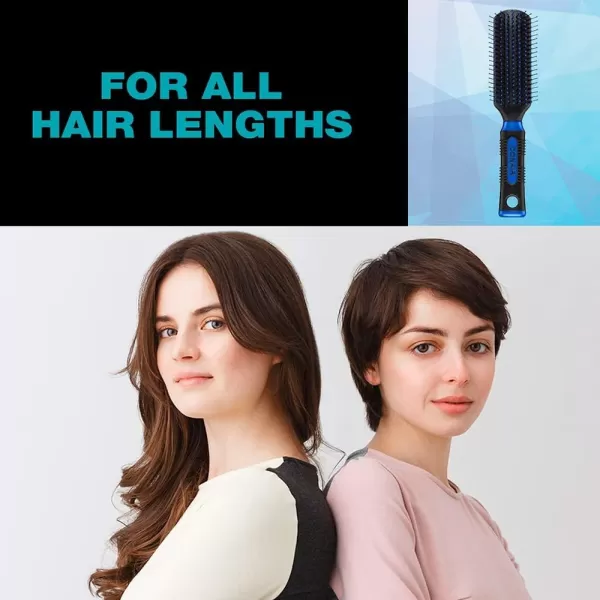 Conair Salon Results Professional Large Hot Curling Round Hair Brush with Nylon Bristles and Rubber-Grip Handle for Blow-Dry Styling , 1 Count