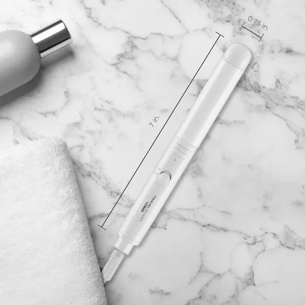 Conair Travel Hair Dryer, Mini Hair Dryer, 1200-Watt Ceramic Travel Blow Dryer in White by Travel Smart, White)