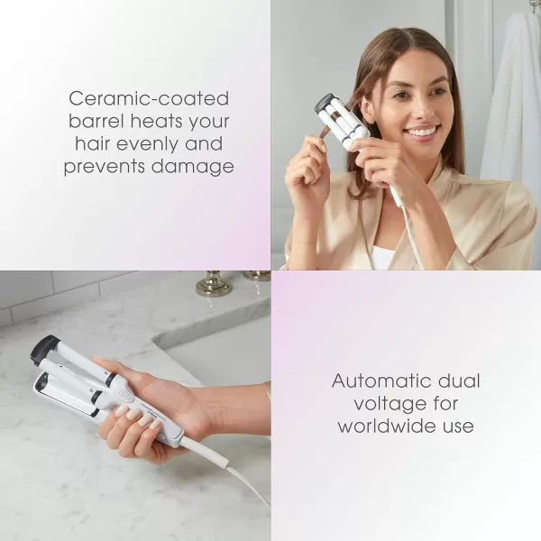 Conair Travel Hair Dryer, Mini Hair Dryer, 1200-Watt Ceramic Travel Blow Dryer in White by Travel Smart, White)
