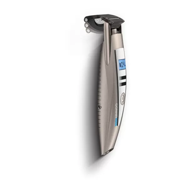 ConairMAN Beard Trimmer for Men, for Face and Mustache, Wet/Dry Beard and Stubble Trimmer, Flex Contouring Head with 15 Precise Settings and Premium Etched Blades, Cord/Cordless